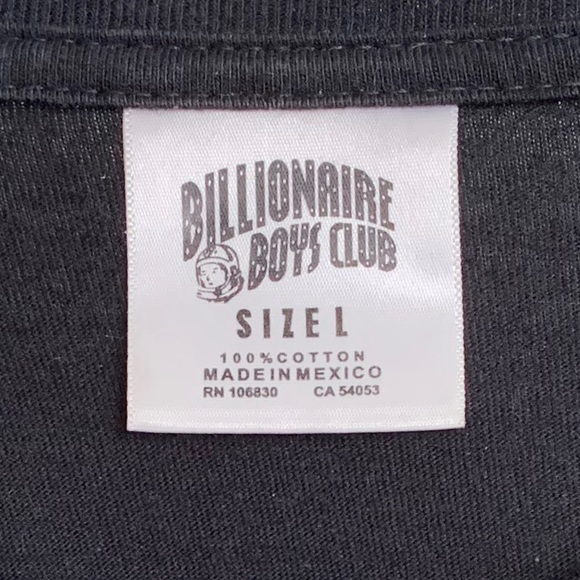 Billionaire Boys club graphic black short sleeve T-shirt streetwear luxury NYC - Picture 2 of 2